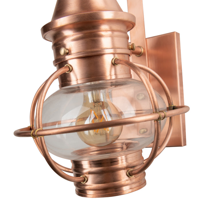 Norwell Lighting - 1713-CO-CL - One Light Outdoor Wall Mount - American Onion - Copper