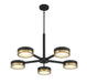 Savoy House - 1-1635-5-143 - LED Chandelier - Ashor - Matte Black with Warm Brass