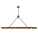 Savoy House - 1-1636-8-143 - LED Linear Chandelier - Ashor - Matte Black with Warm Brass