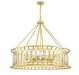 Savoy House - 1-1946-10-260 - Ten Light Chandelier - Daintree - True Gold