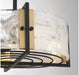 Savoy House - 24-FD-1698-143 - Four Light Fan D`lier - Hayward - Matte Black with Warm Brass