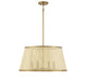 Savoy House - 7-1771-6-200 - Six Light Pendant - Astoria - Natural with Burnished Brass