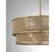 Savoy House - 7-1774-6-320 - Six Light Pendant - Ashburn - Warm Brass and Rope