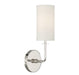 Savoy House - 9-1755-1-109 - One Light Wall Sconce - Powell - Polished Nickel