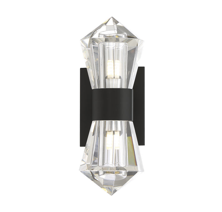 Savoy House - 9-1940-2-89 - Two Light Wall Sconce - Dryden - Matte Black