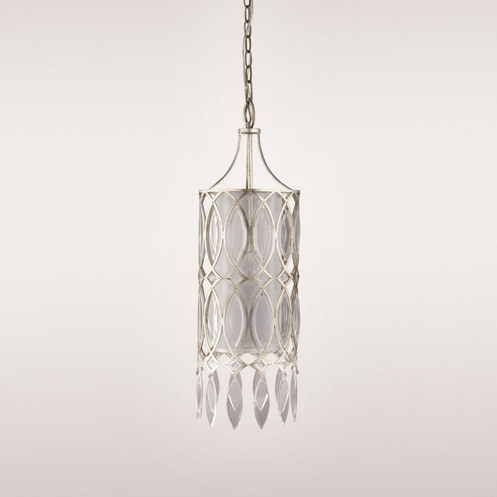 Zeev Lighting - MP40009-1-SL-AG-L - One Light Mini Pendant - Maxine - Silver Leaf w/Antique Gold