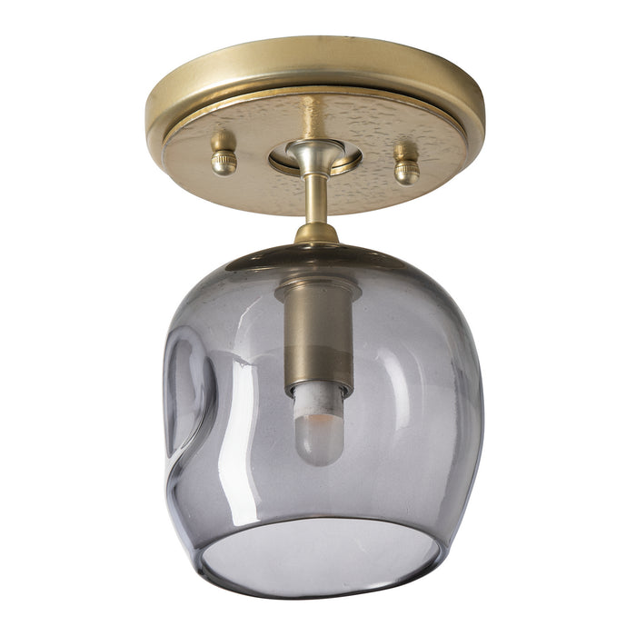 Hubbardton Forge - 121372-SKT-86-86-YL0709 - One Light Semi-Flush Mount - Modern Brass