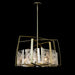 Hubbardton Forge - 131312-SKT-MULT-86-YR0699 - Eight Light Pendant - Modern Brass