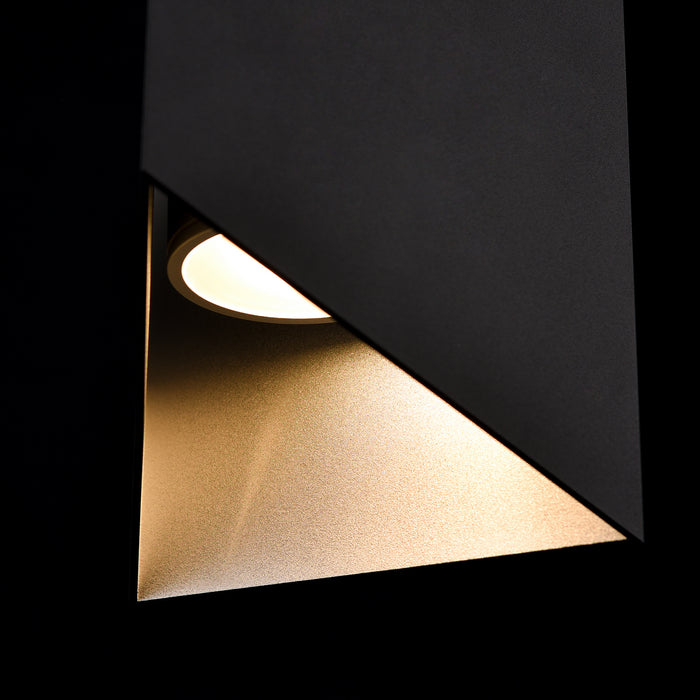 DVI Lighting - DVP43060SS+BK - One Light Wall Sconce - Brecon Outdoor - Stainless Steel and Black