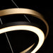 DVI Lighting - DVP40847EB+BR-CCT - LED Foyer Pendant - Cybele CCT - Ebony and Brass