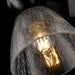 DVI Lighting - DVP47401EB-CRK - One Light Wall Sconce - Sunnybrook - Ebony with Crackle Glass