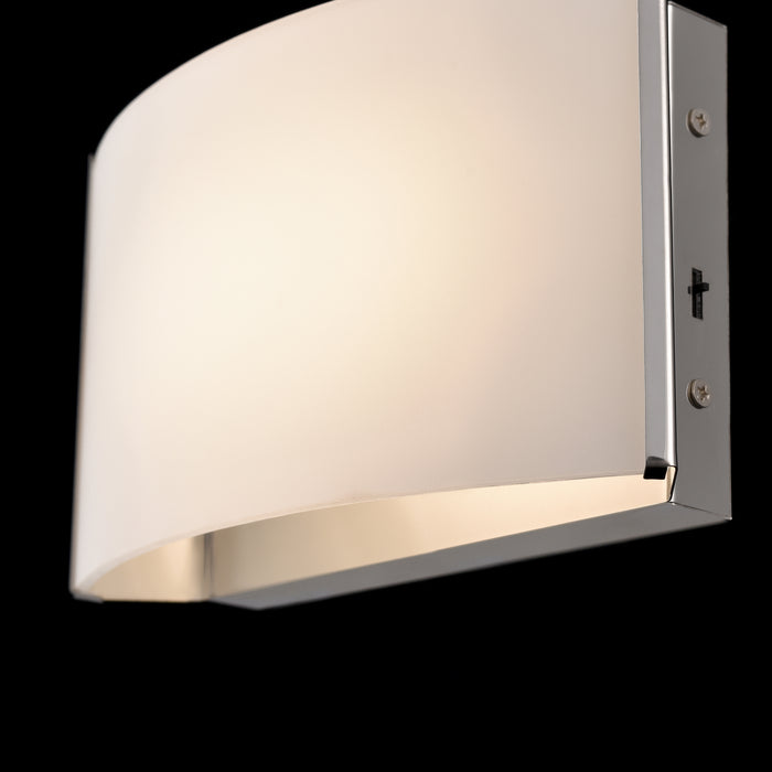 DVI Lighting - DVP1700CH-OP - LED Wall Sconce - Vanguard CCT - Chrome with Half Opal Glass