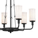 Kichler - 52451BKT - Six Light Chandelier - Vetivene - Textured Black