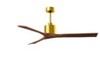 Matthews Fan Company - NK-BRBR-WA-60 - 60``Ceiling Fan - Nan - Brushed Brass