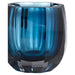 Cyan - 11254 - Vase - Blue/Clear