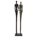 Uttermost - 18008 - Sculpture - Two's - Antique Brass And Rustic Dark Bronze