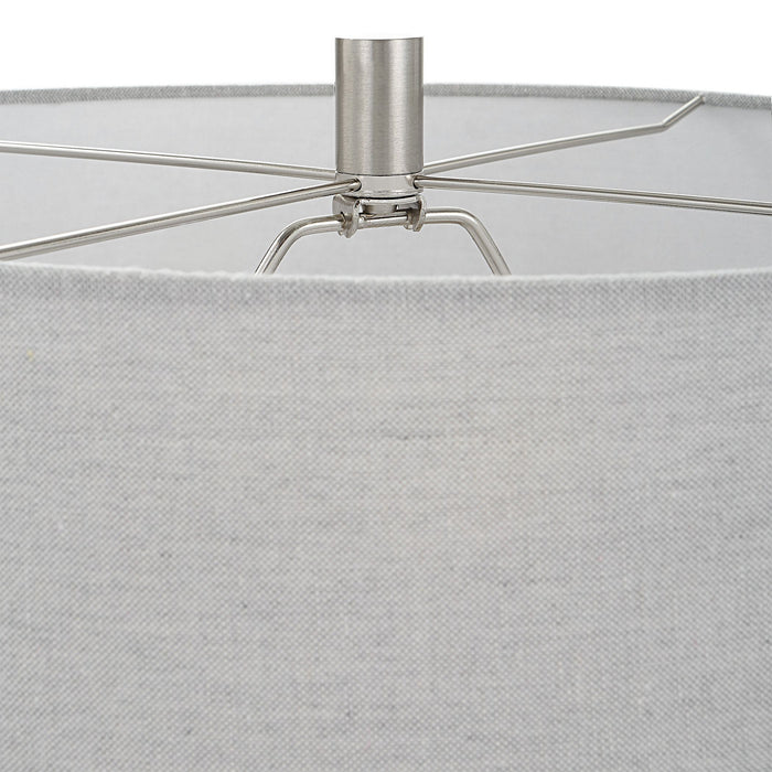 Uttermost - 30058-1 - One Light Table Lamp - Twilight - Brushed Nickel