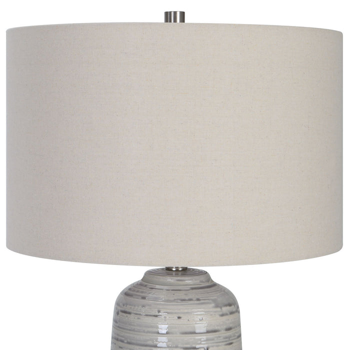Uttermost - 30069-1 - One Light Table Lamp - Cyclone - Brushed Nickel