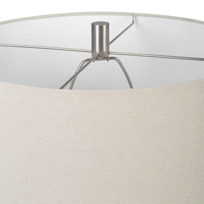 Uttermost - 30069-1 - One Light Table Lamp - Cyclone - Brushed Nickel