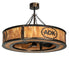 Meyda Tiffany - 248311 - Eight Light Chandel-Air - Personalized - Antique Copper,Burnished