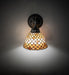 Meyda Tiffany - 249827 - One Light Wall Sconce - Tiffany Fishscale - Mahogany Bronze