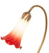 Meyda Tiffany - 251562 - One Light Mini Lamp - Seafoam/Cranberry Pond Lily - Antique Copper