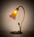 Meyda Tiffany - 251564 - One Light Accent Lamp - Amber/Purple Pond Lily - Mahogany Bronze