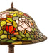 Meyda Tiffany - 251920 - One Light Table Lamp - Tiffany Rosebush - Mahogany Bronze