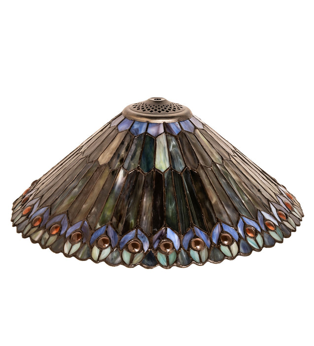 Meyda Tiffany - 26314 - Shade - Tiffany Jeweled Peacock