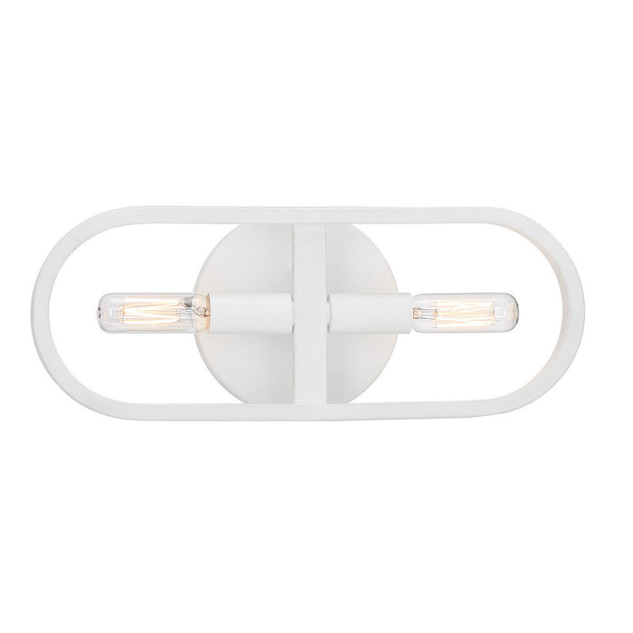 Designers Fountain - D254C-2WS-MW - Two Light Wall Sconce - Carousel - Matte White