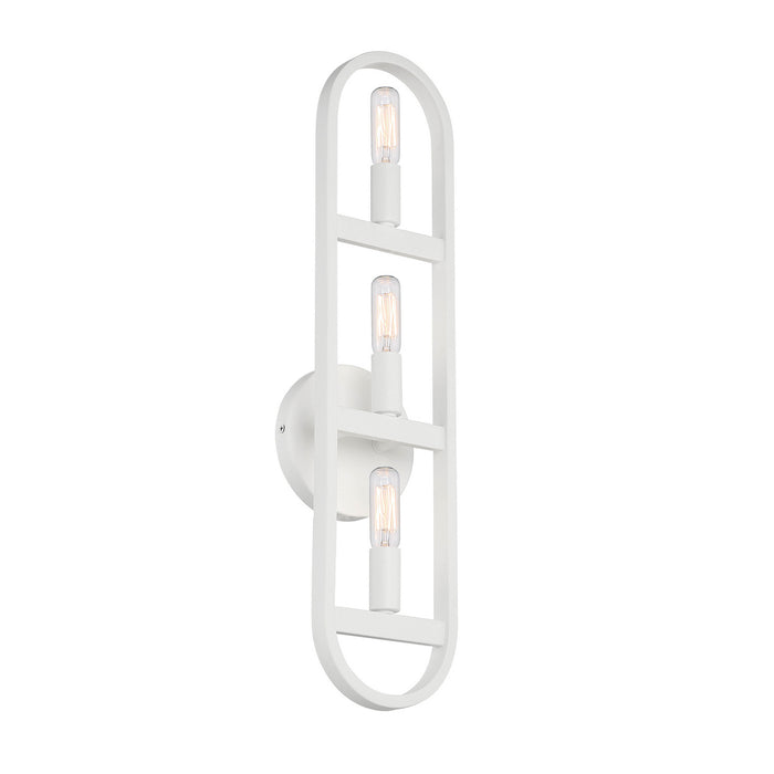 Designers Fountain - D254C-3WS-MW - Three Light Wall Sconce - Carousel - Matte White