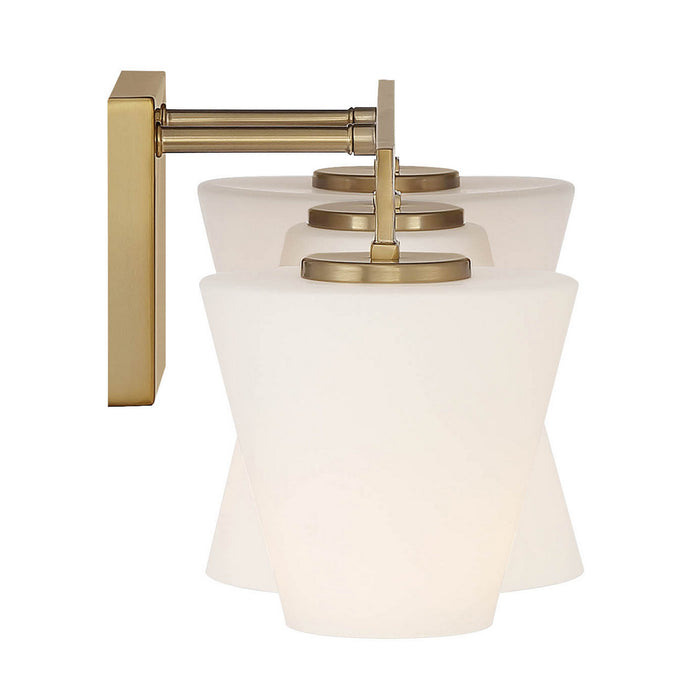 Designers Fountain - D255M-3B-BG - Three Light Vanity - Palmyra - Brushed Gold