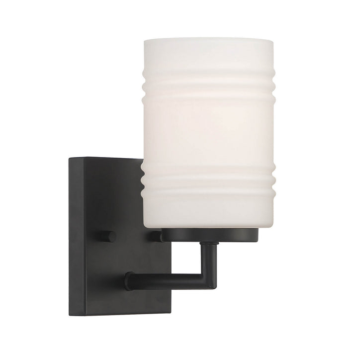 Designers Fountain - D257M-WS-MB - One Light Wall Sconce - Leavenworth - Matte Black