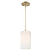Designers Fountain - D257M-SF-BG - One Light Semi Flush Convertible - Leavenworth - Brushed Gold