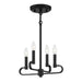 Designers Fountain - D269C-4CH-MB - Four Light Chandelier Convertible - Summit - Matte Black