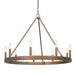 Golden - 7412-9 CP - Nine Light Chandelier - Carraway - Copper Patina