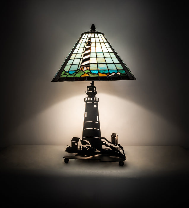 Meyda Tiffany - 215491 - Two Light Table Lamp - Lighthouse