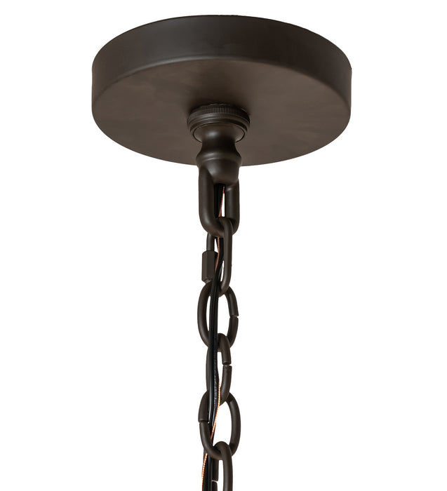 Meyda Tiffany - 245091 - Ten Light Chandelier - Anthracite - Oil Rubbed Bronze