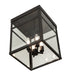 Meyda Tiffany - 246442 - LED Semi-Flushmount - Quadrato - Wrought Iron