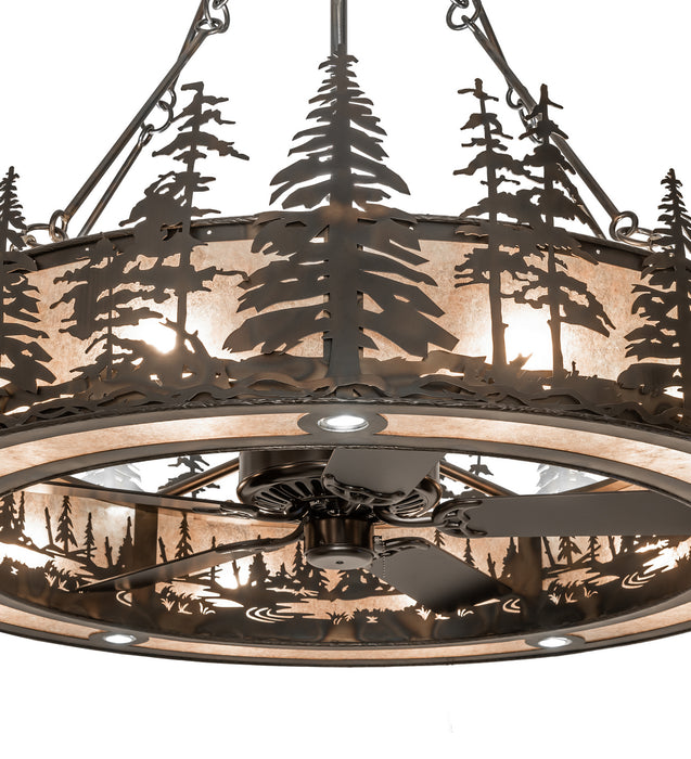 Meyda Tiffany - 246789 - 20 Light Chandel-Air - Tall Pines - Antique Copper,Burnished
