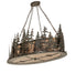 Meyda Tiffany - 246791 - Eight Light Pendant - Tall Pines - Antique Copper,Burnished