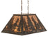 Meyda Tiffany - 248521 - Three Light Pendant - Tall Pines - Antique Copper,Burnished