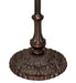 Meyda Tiffany - 252160 - Three Light Floor Base - Tiffany Wisteria - Antique,Mahogany Bronze