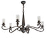 Meyda Tiffany - 252881 - Six Light Chandelier - Rust