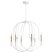 Cyan - 11386 - Six Light Pendant - Linari - Studio White