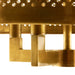 Arteriors - DJ42002 - Four Light Pendant - Tapio - Vintage Brass