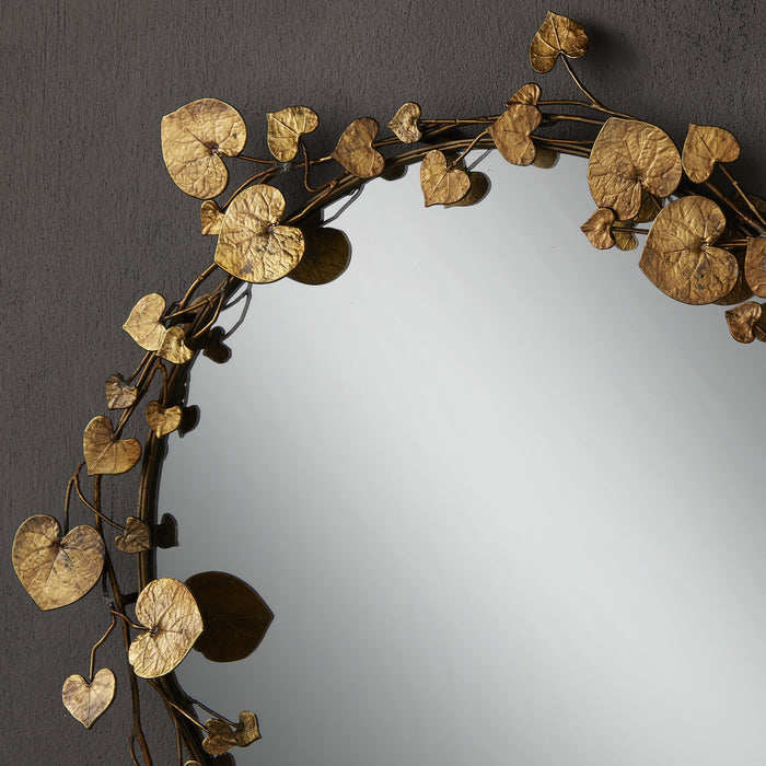 Currey and Company - 1000-0116 - Mirror - Antique Brass