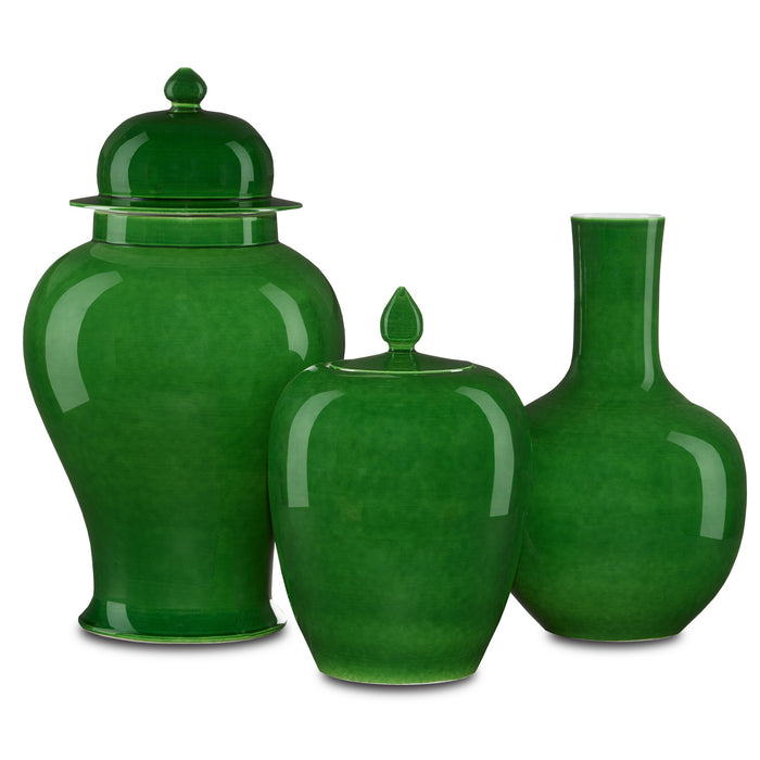 Currey and Company - 1200-0577 - Vase - Green