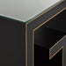 Currey and Company - 3000-0213 - Writing Desk - Caviar Black/Gold