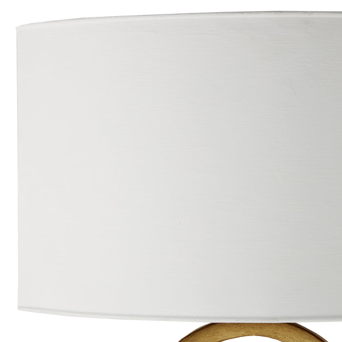Currey and Company - 5900-0048 - One Light Wall Sconce - Gesso White/Contemporary Gold Leaf